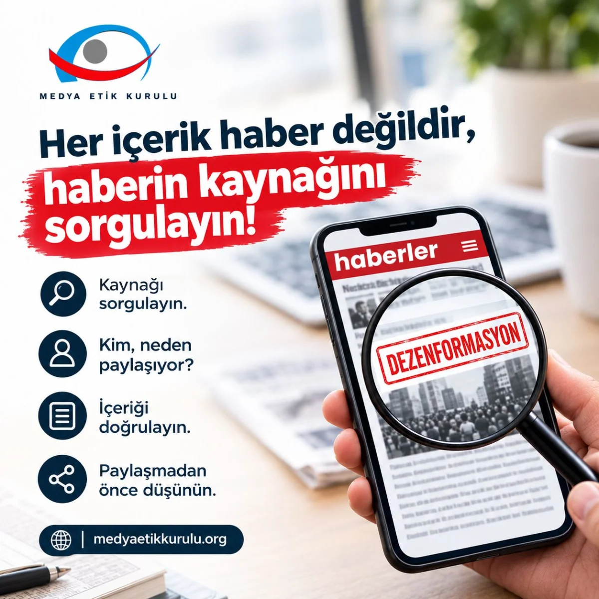Medya Etik Kurulu: “Her içerik haber değildir, haberin kaynağını sorgulayın”